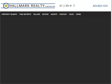 Tablet Screenshot of hallmarkrealty.com